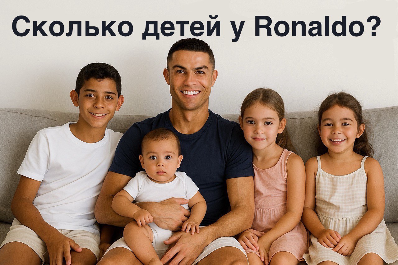Сколько детей у Роналду